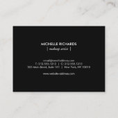 Blush Confetti regenpatroon modern Visitekaartje (Achterkant)