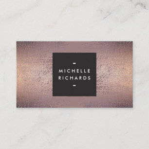 Blush Confetti regenpatroon modern Visitekaartje