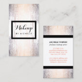 Blush Confetti Stippen make-up artist Visitekaartje (Voorkant / Achterkant)