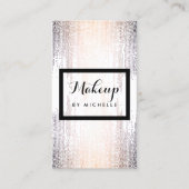 Blush Confetti Stippen make-up artist Visitekaartje (Voorkant)