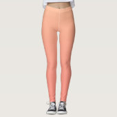 Blush Coral Gradient  Leggings (Voorkant)