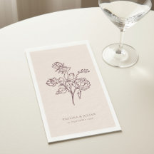 Blush Cream & Burgundy | Elegante Bloemige Trouwda