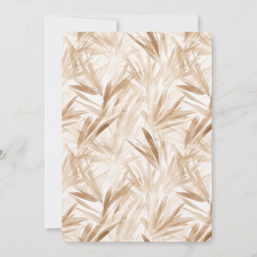 Blush Cream Butterflies Dragonflies Vrijgezellenfe Kaart (Achterkant)