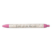 Blush Cream Hearts Love Zwarte Inkt Pen (Voorkant)