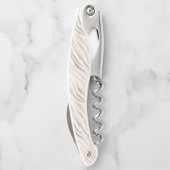 Blush Cream Luipaard Dierprint Kurkentrekker (Achterkant)