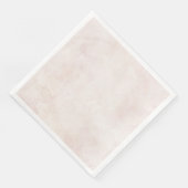 Blush Cream Waterverf textuur bruiloft Servetten (Hoek)