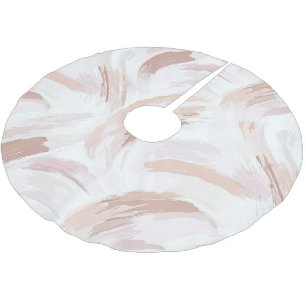 Blush Cream Witte Abstracte Kerst Kerstboom Rok