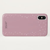 Blush Crystal Confetti Mobiele Telefoon Case (Achterkant (horizontaal))