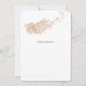 Blush D20 tablet RPG Fantasy Dice Wedding Kaart (Achterkant)