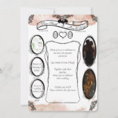 Blush D20 tablet RPG Fantasy Dice Wedding Kaart (Voorkant)