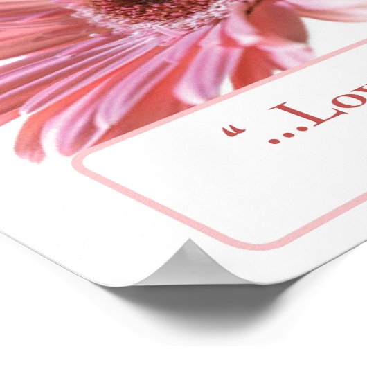 "Blush" Daisy Poster (Hoek)