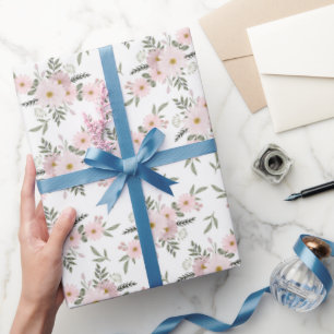 Blush Daisy Whisper Cadeaupapier