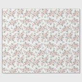 Blush Daisy Whisper Cadeaupapier (Vlak)