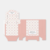  Blush Damask Bedankdoosjes (Uitgevouwen)