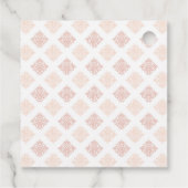  Blush Damask Bedankjes Labels (Achterkant)