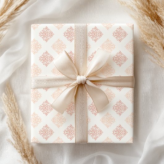  Blush Damask Cadeaupapier
