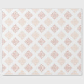 Blush Damask Cadeaupapier (Vlak)