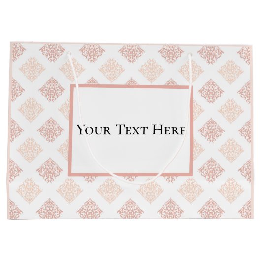  Blush Damask Groot Cadeauzakje (Achterkant)