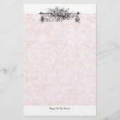 Blush Damask Stationery Packages Briefpapier (Voorkant)