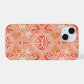 Blush Deco Palm Worpillow iPhone 15 Case (Achterkant horizontaal)