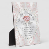 Blush Diamond en parels, speciaal voor Moederdag b Fotoplaat (Zijkant)