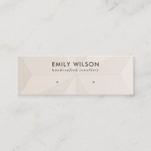 BLUSH DIAMOND TEXTURE STUD EARRING DISPLAY-KAART