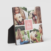 Blush | Dog Ma Photo Collage Fotoplaat (Voorkant)