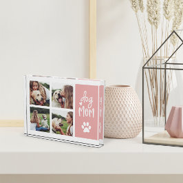 Blush | Dog mam Pawprint Collage Fotoblokken