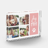 Blush | Dog mam Pawprint Collage Fotoblokken (Links)