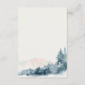 BLUSH DONKERBLAUWE BERGPINE BRUILOFT DETAILS INFORMATIEKAARTJE (Achterkant)