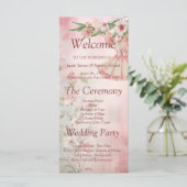  Blush Dress Wedding Programma (Staand voorkant)