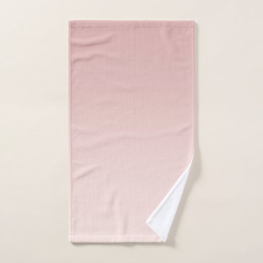 Blush Dusty Pink Gradient Bad Handdoek (Handdoek)