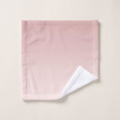 Blush Dusty Pink Gradient Bad Handdoek (Wasdoekje)