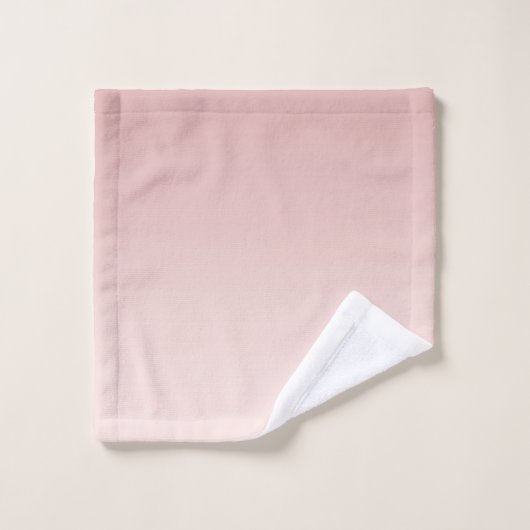 Blush Dusty Pink Gradient Bad Handdoek (Wasdoekje)