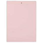 Blush Dusty Pink Modern Script Girly Monogram Naam Klembord (Achterkant)