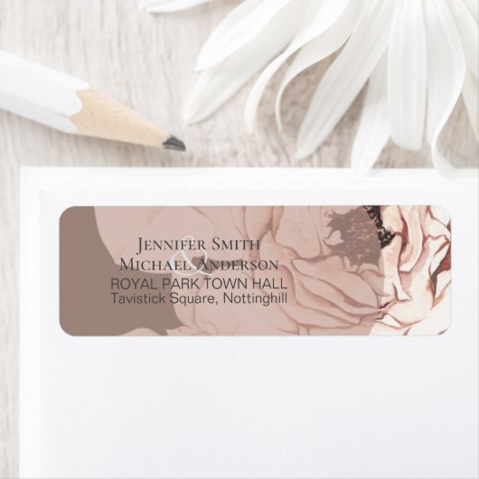 Blush Dusty Roos Weddenschap Return Label (Insitu)