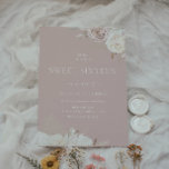 Blush & Dusty Roze Zoet Zestien 16e Verjaardag Kaart<br><div class="desc">Blush & Dusty Pink Sweet Sixteen 16th Birthday Invitation Meer Quinceanera Invitation in onze winkel Zie bijpassend collectie in onze Niche en Nest Store</div>