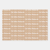 Blush Eid Adha Mubarak Kaaba Schaap Inpakpapier Vel (Voorkant 2)