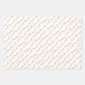 Blush Eid Calligrafie Masjid Patroon Ontwerp Inpakpapier Vel (Voorkant 2)