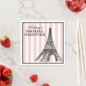  Blush Eiffeltoren Parijs Vrijgezellenfeest Servetten (Insitu)