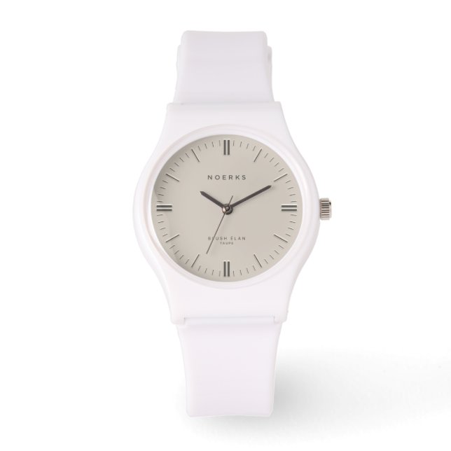 Blush Élan Minimalistische Horloge - Taupe (Voorkant)