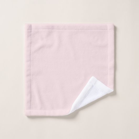 Blush Elegant Monogram Bad Handdoek (Wasdoekje)