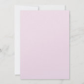 Blush Elegant Waterverf Pearl Shimmer Wedding Kaart (Achterkant)