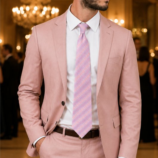 Blush Elegantie Pastel Stropdas