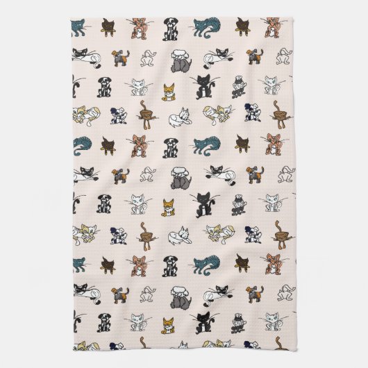 Blush Elemental huisdieren Theedoek (Verticaal)