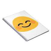 Blush Emoji Notitieboek (Rechterzijde)