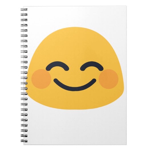 Blush Emoji Notitieboek (Voorkant)