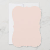  Blush en Antiek goudhuwelijk Kaart (Achterkant)