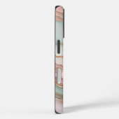 Blush en Blauwgroen gemarmerd Case-Mate iPhone Case (Achterkant / Rechts)