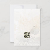 Blush en botanisch goud Respons Kaart (Achterkant)